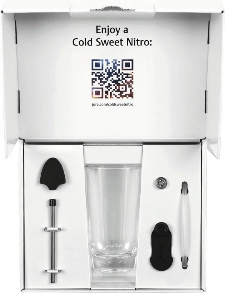Finis les cafés glacés fades avec le JURA Cold Sweet Nitro Kit (EA) pro