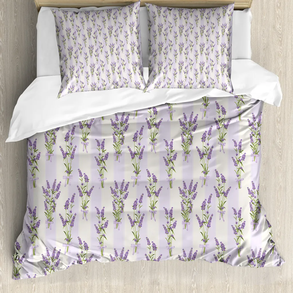 Copripiumino Viola Lavanda ABAKUHAUS: Camera da Letto in Stile Provenza