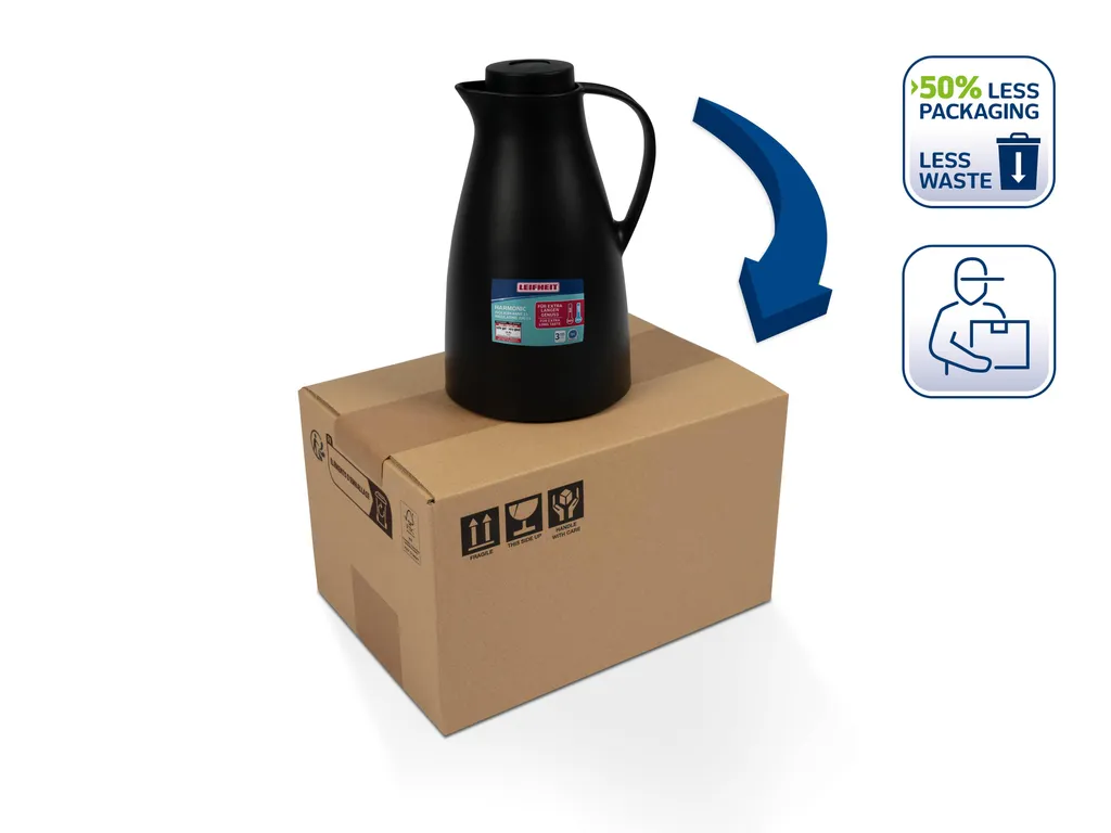 Caraffa Termica 1L Leifheit 28541 Harmonic Nera - Design e Comfort - 6