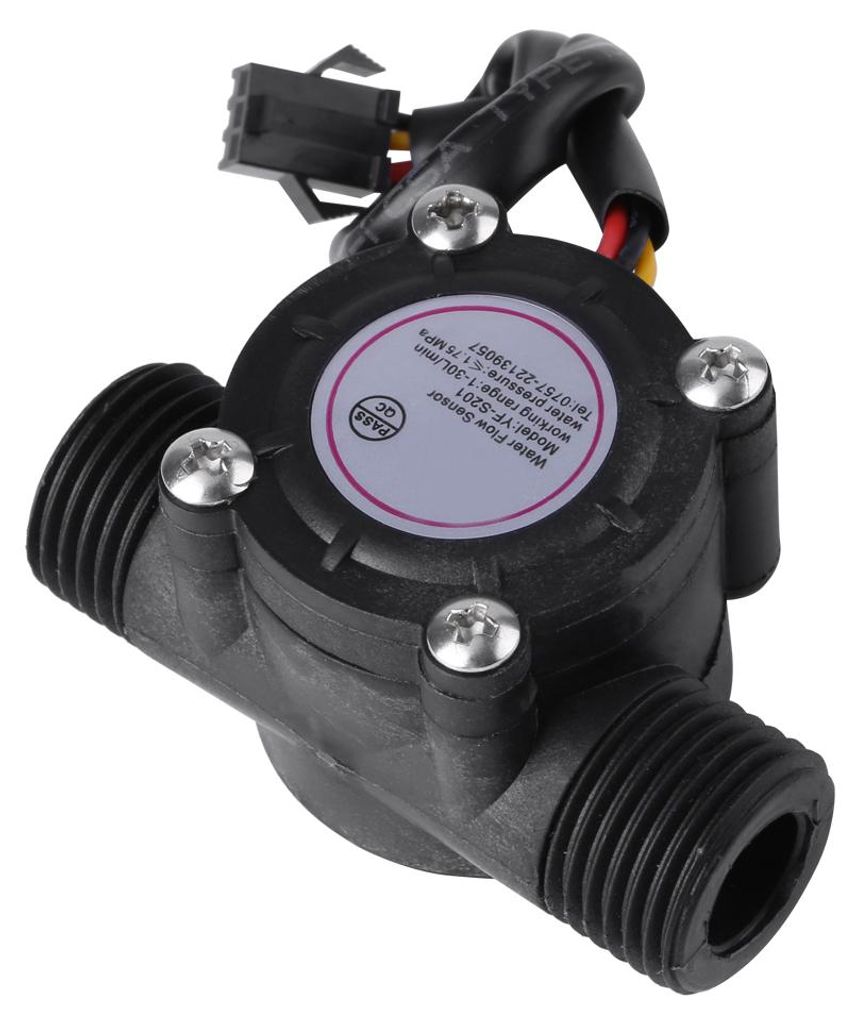 Hochpräziser DN15 G1/2 Wasserdurchflusssensor Hall-Effekt-Durchflussmesser 1-30L/min