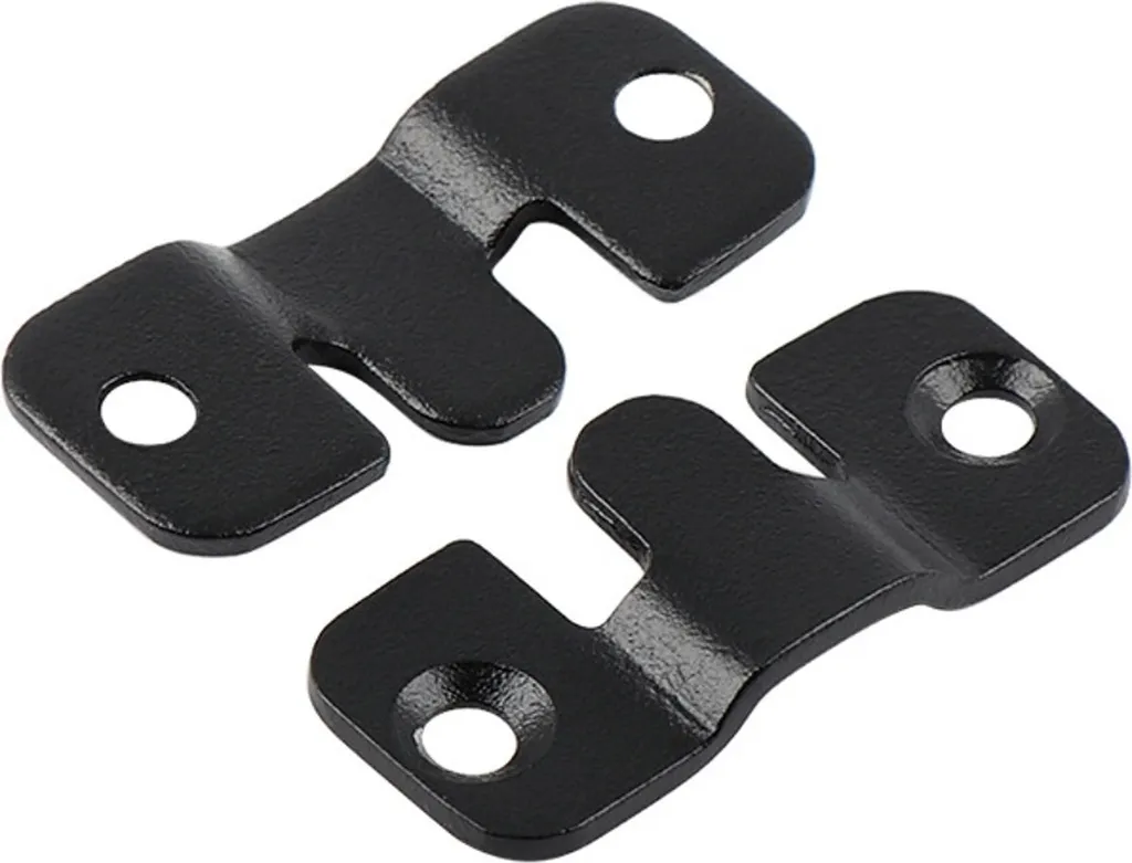 Supporto Cornice Parete e Connettore Divano Nero 44x19mm - 20 Pz