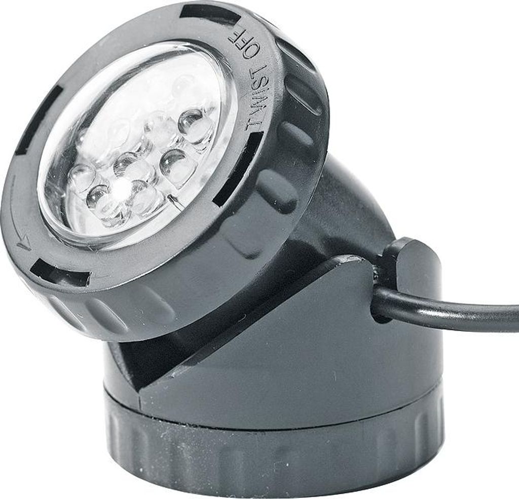 Heissner Unterwasserspot 1,5 W mit 20W Trafo (U120-T) Produktbild 