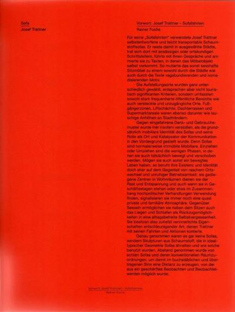 Josef Trattner: Sofa
