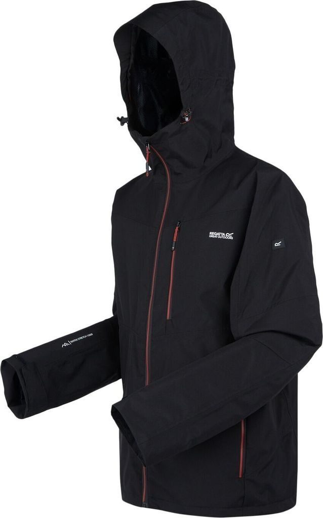 Regatta Wentwood IX 3 in 1 Funktionsjacke Herren , Größe:L, Farbe:Schwarz