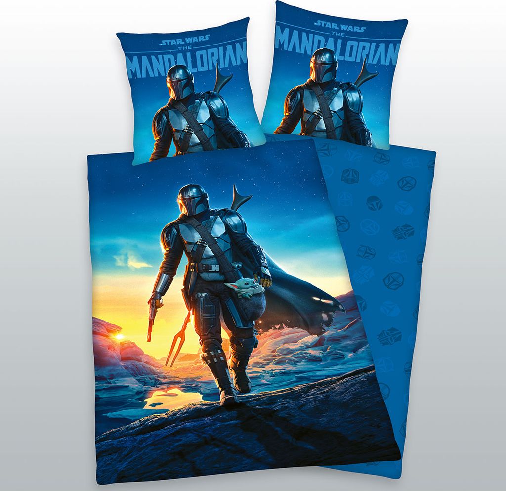 Star Wars - The Mandalorian Bettwäsche Renforcé - 80 x 80 / Produktbild 