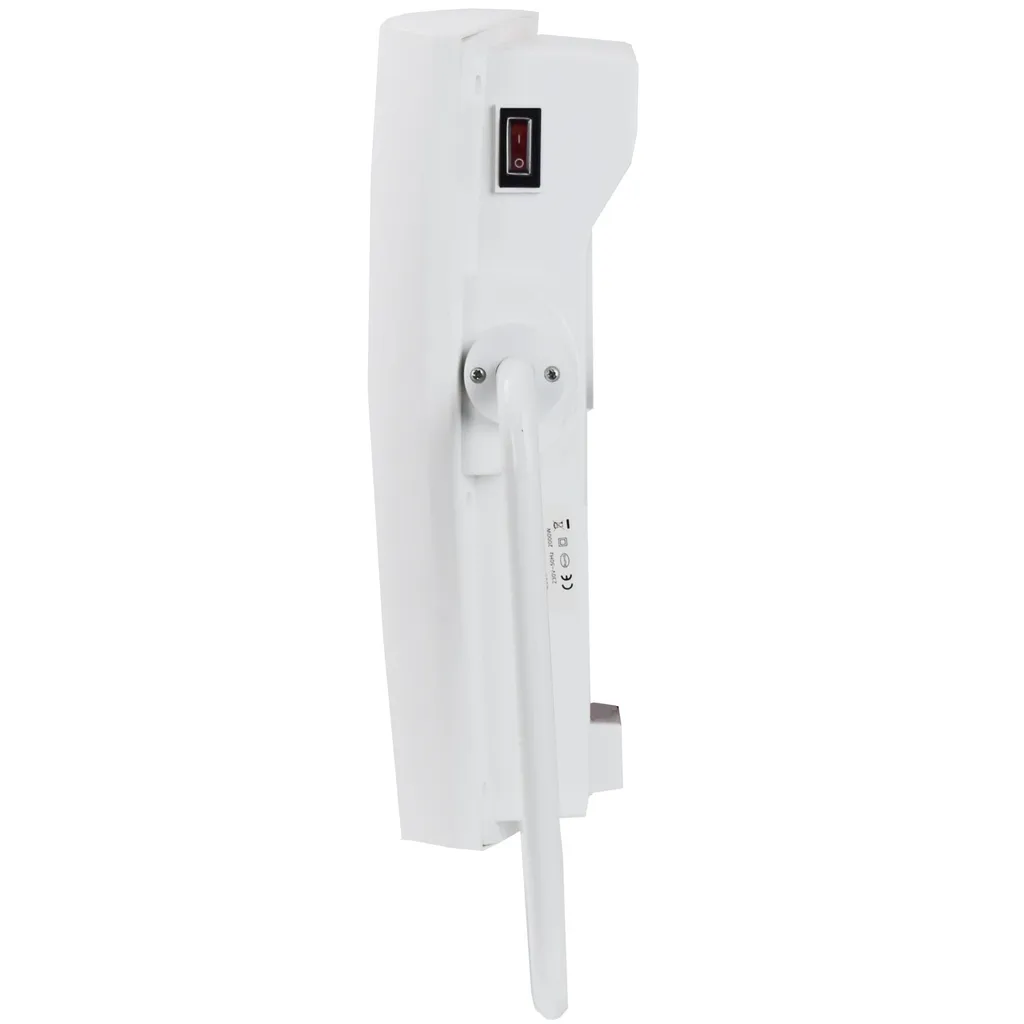 Chauffe-bain rapide électrique avec porte-serviettes soufflant blanc