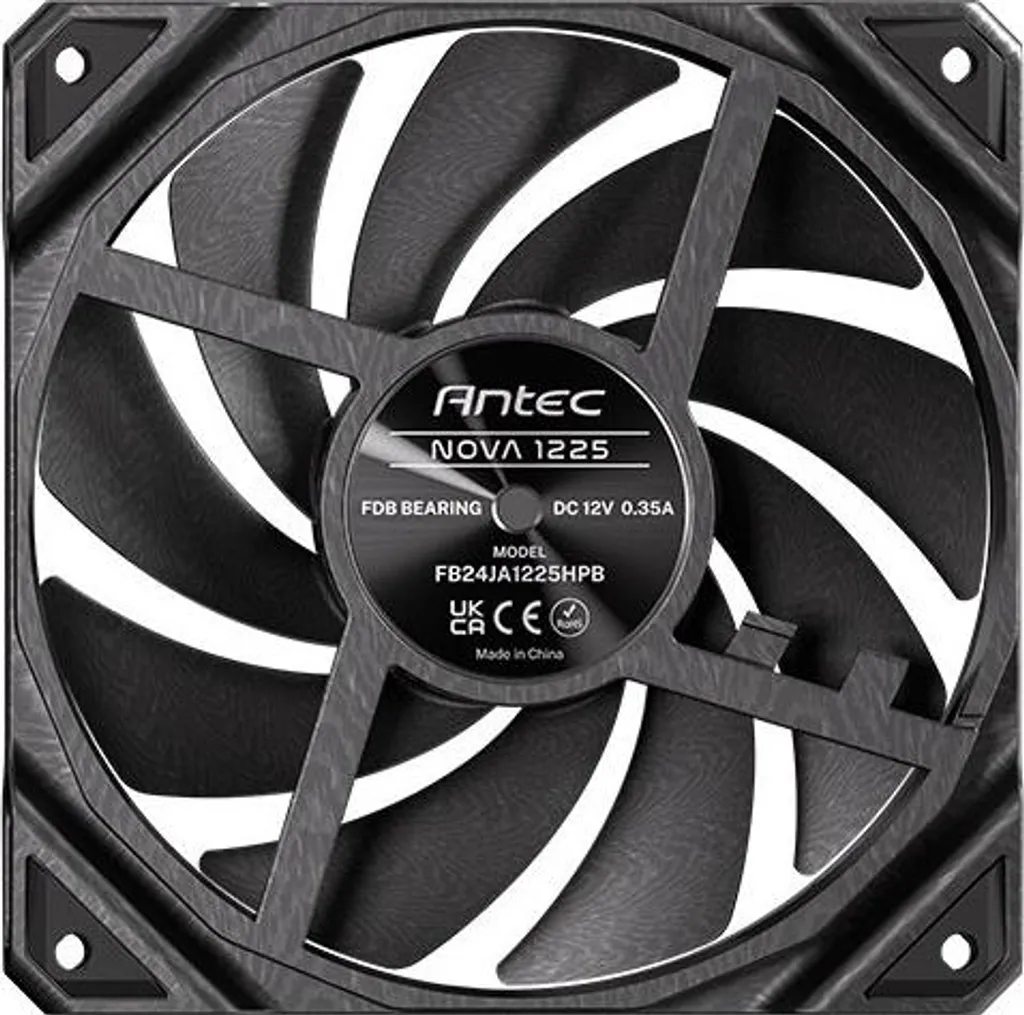 Antec NOVA 120 PWM 3-Pack Black - Ventole Case Gaming High-Speed