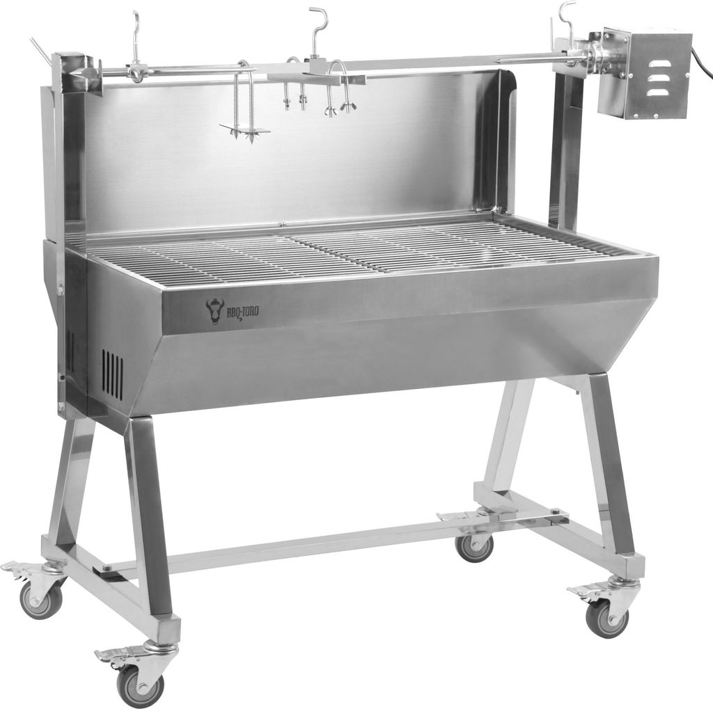 BBQ-Toro Mobilny grill do prosiąt ze stali nierdzewnej, do Zdjęcie produktu 
