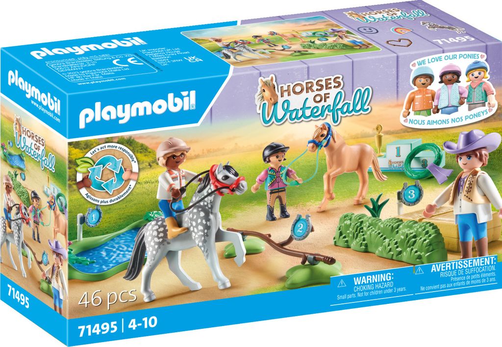 PLAYMOBIL Horses of Waterfall 71495 Ponyturnier Produktbild 