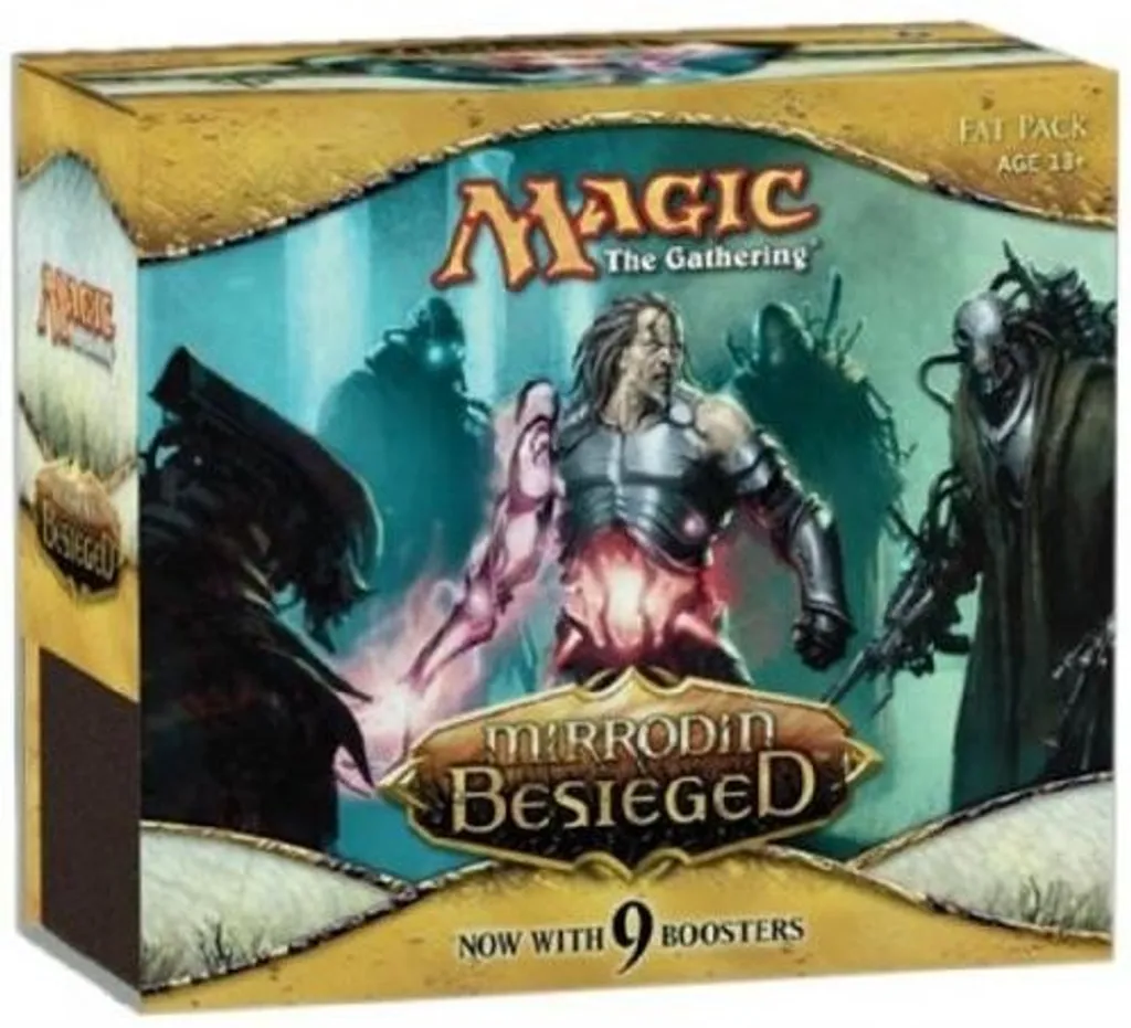 Bote de rangement et boosters Magic Mirrodin Besieged pour vos decks
