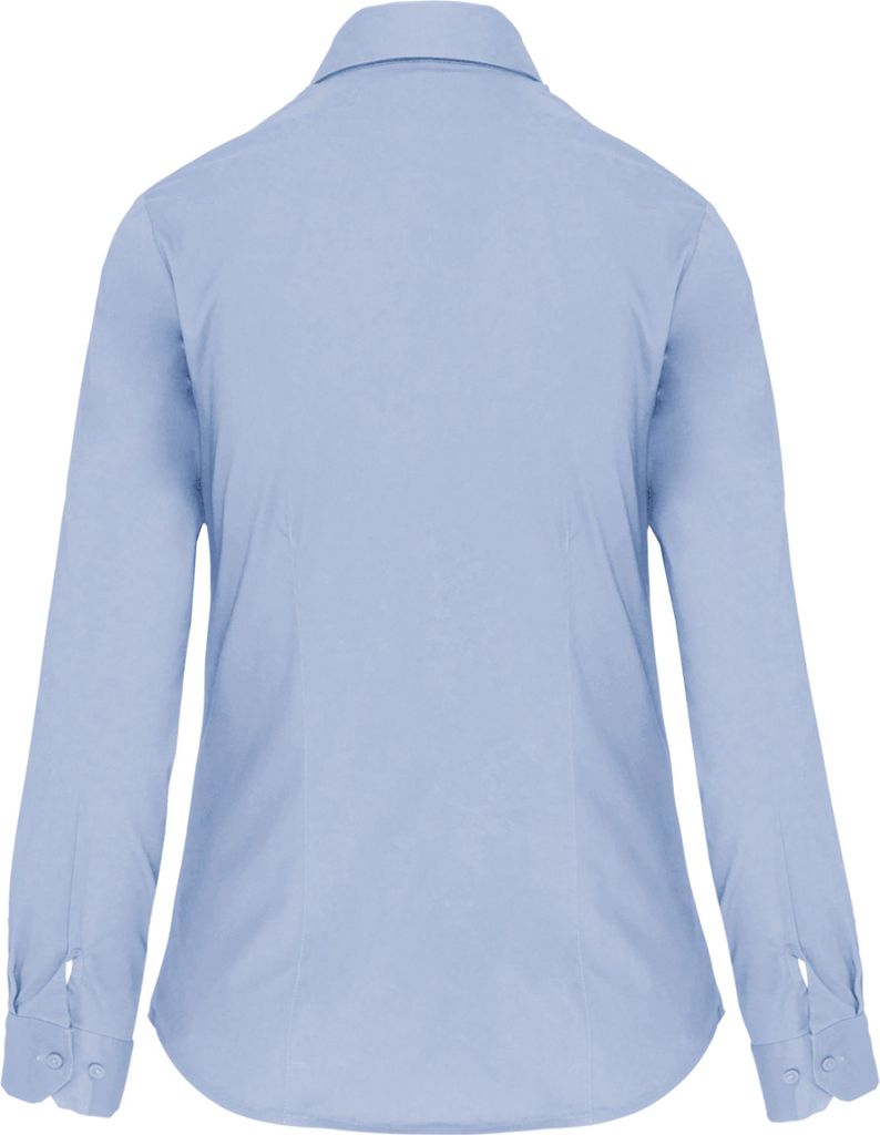 Kariban Damen Stretchbluse Langarm