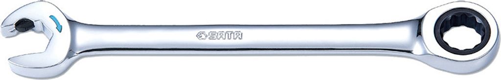 SATA Kombischlüssel of Doppelratsche, 15 mm, 200 mm, 200 mm, ST43611 (Doppelschlüssel)