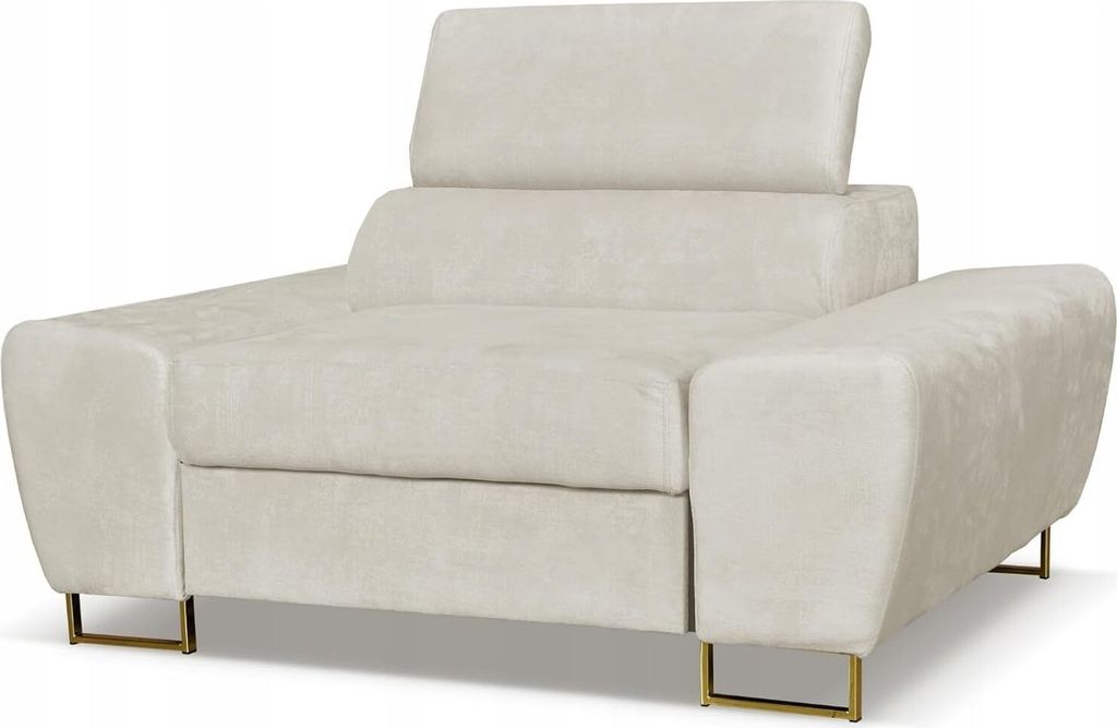 Family Meble Sessel Bosso Relaxsessel Fernsehsessel Bequemer Sessel aus Velours Loungesessel Ruhesessel Für Wohnzimmer Schlafzimmer Büro (Forte 20)