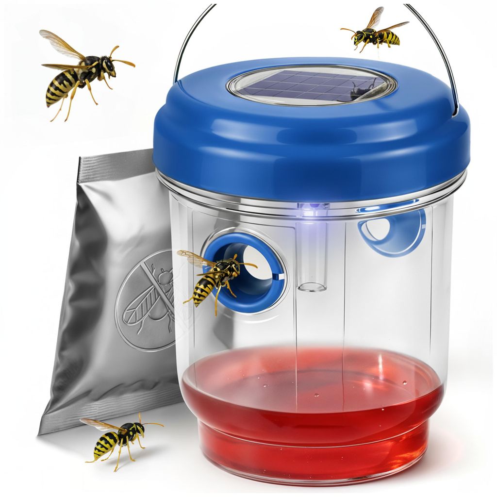 Pestevo | Solar Insektenfalle Mit Lockstoff Blau – Produktbild 