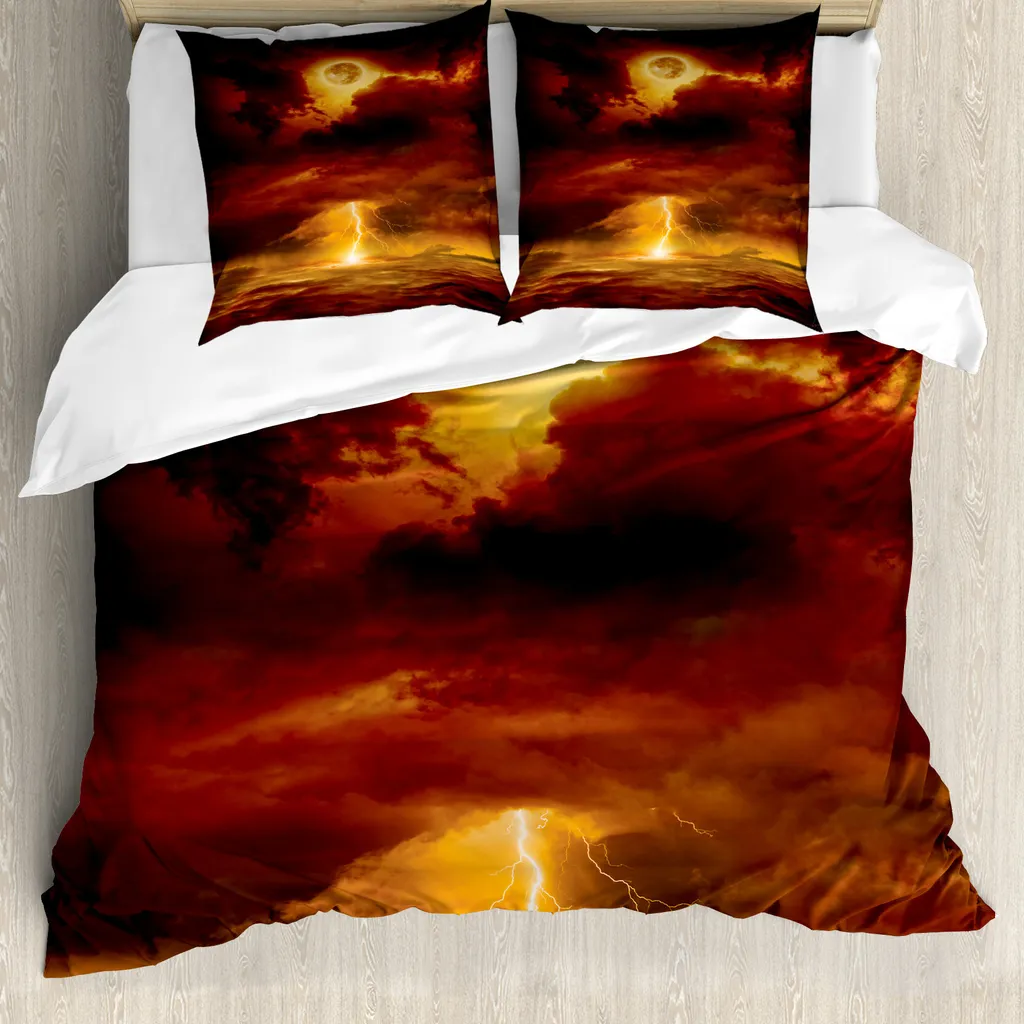 Set Copripiumino ABAKUHAUS 155x220 Anallergico Sturm Full Moon