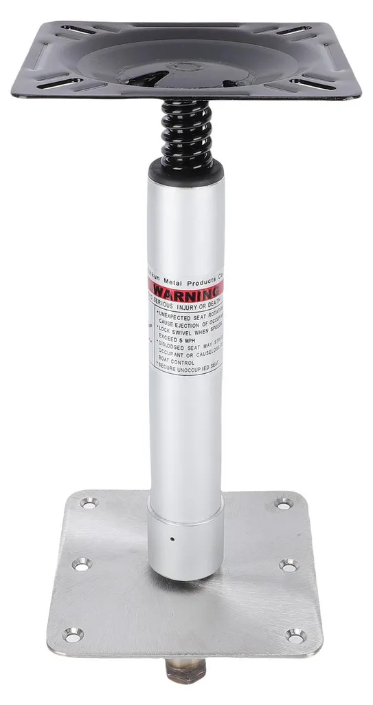 Kit fixation siège pour Bass Boat avec platine de base 7x7 pouces