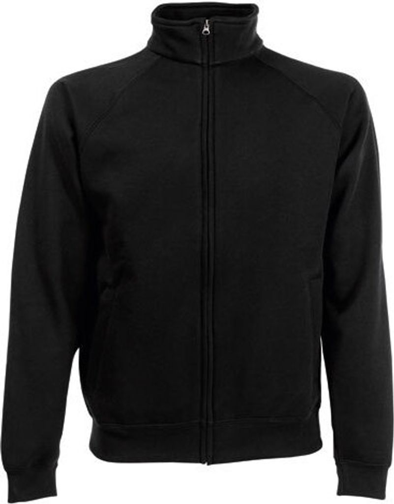 Fruit of the Loom - Classic Sweat Jacket - Black - L