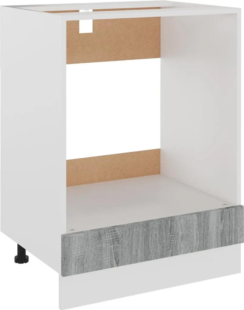 Armadio Cucina Grigio Sonoma 60x46x81,5 cm Mobile Base Legno