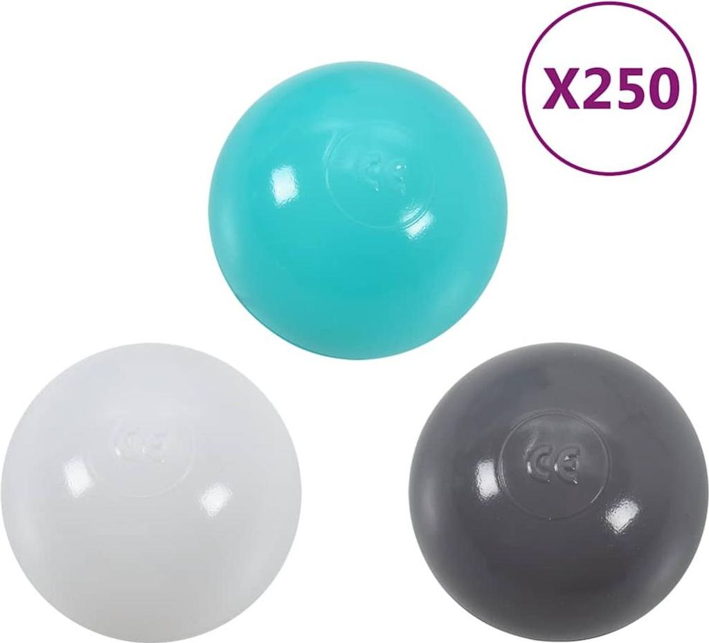 vidaXL Gule do biliardu 250 ks. Viacfarebné Obrázok produktu 