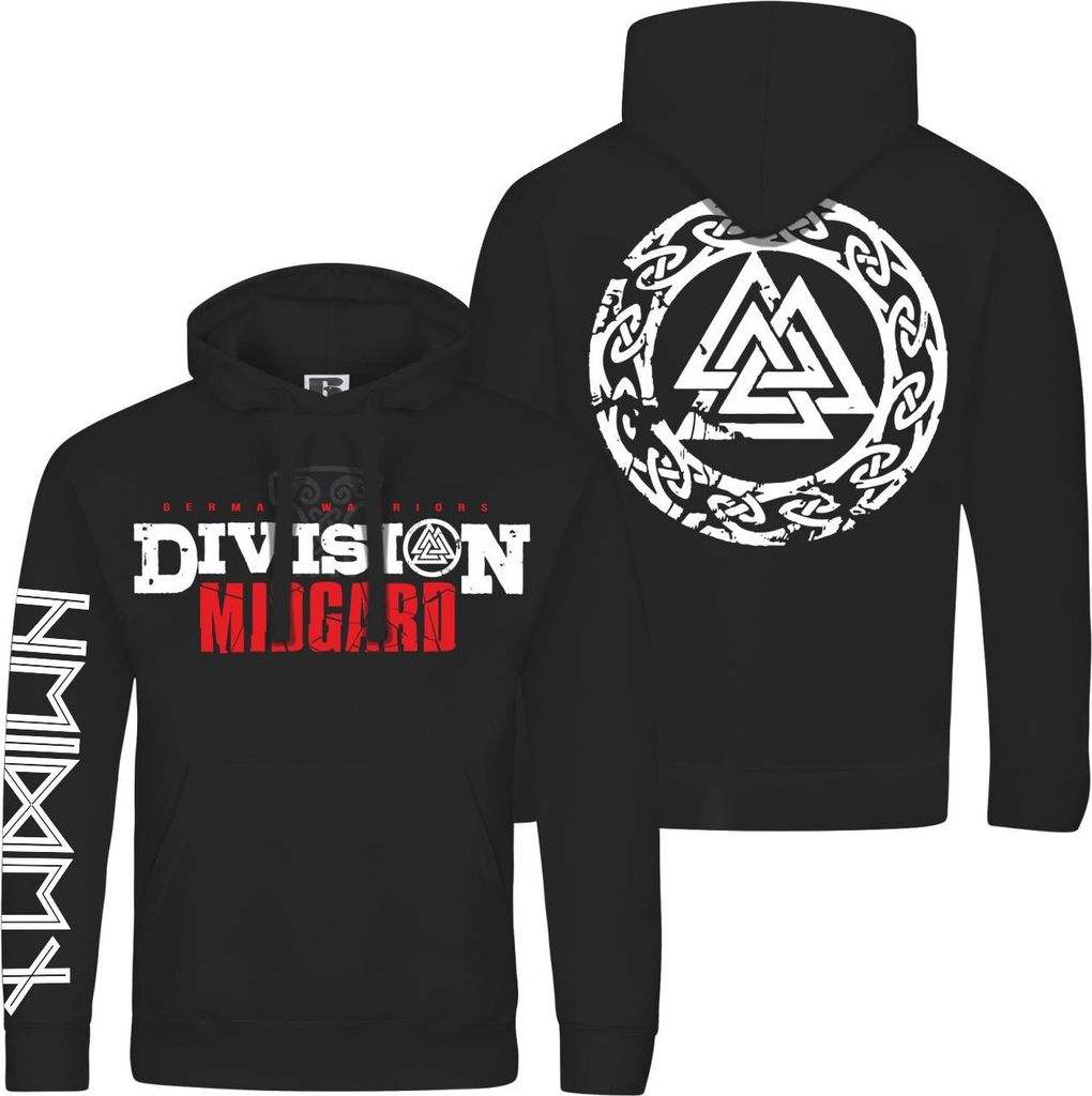 Herren Kapuzenpullover Divison Midgard