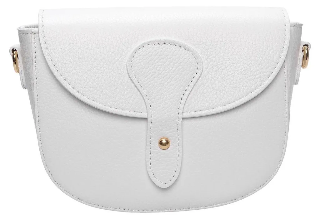 Sac bandoulière blanc pour mariage et soirées d'été, Roberta M SS26