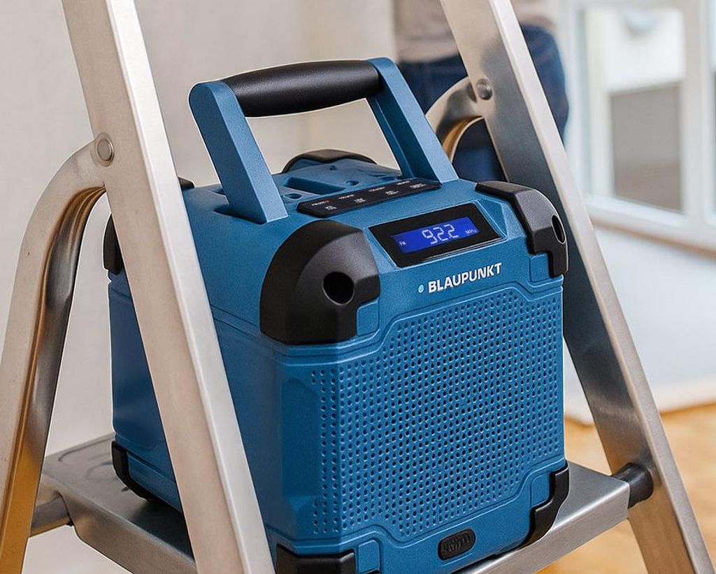 Blaupunkt Baustellenradio mit Bluetooth, Blau Produktbild 