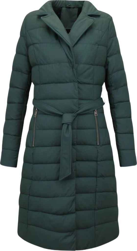 Puffer Jacke Da Lang Grün - M