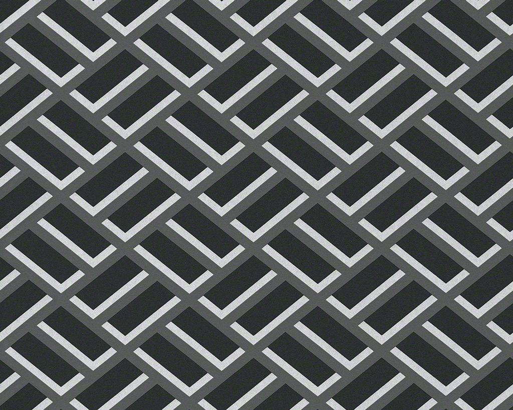 METROPOLIS by Michalsky Living Vliestapete Hong Kong, grau, metallic, schwarz, 10,05 m x 0,53 m, 939391, 93939-1