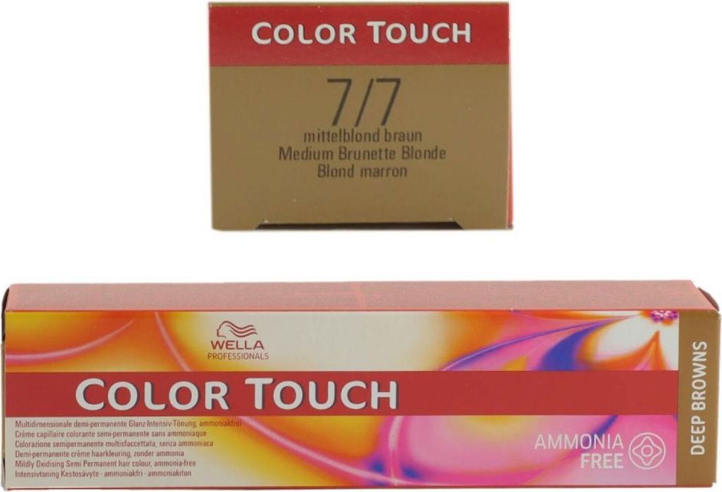 Wella Color Touch Deep Browns, Braun, 7/7, Medium Produktbild 