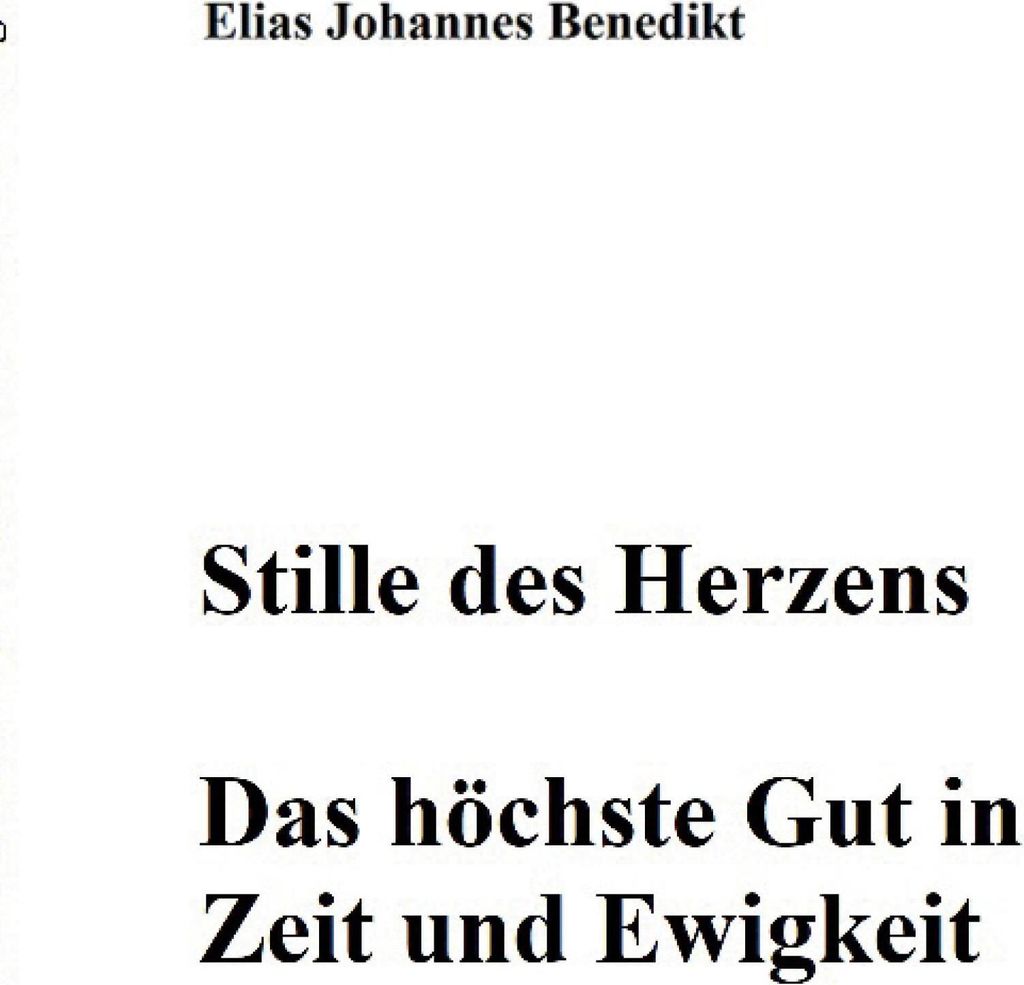 Stille des Herzens