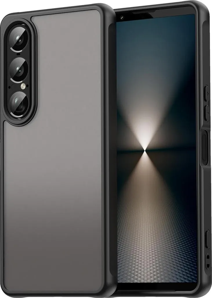 Cover Sony Xperia 1 VII Anti-Urtp Fan Dun - Hybrid TPU/PC Black