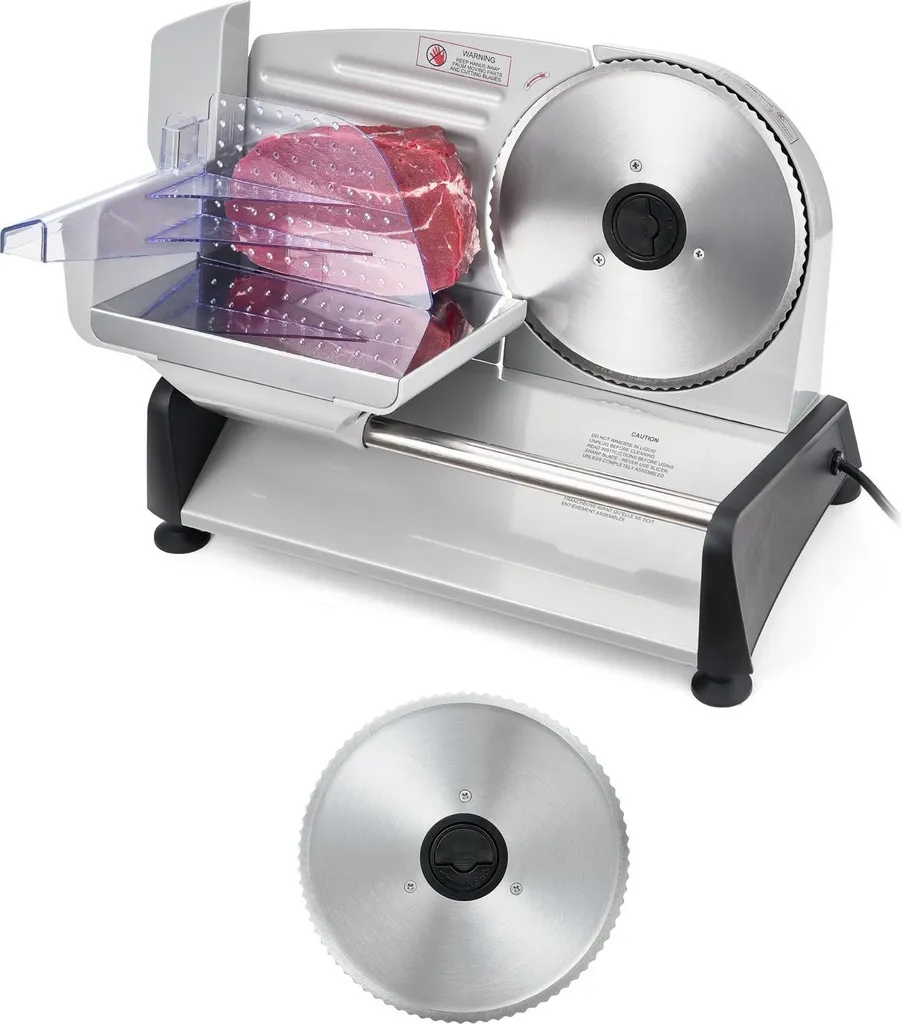 Affettatrice per Carne e Salumi 200W - Risparmia sulla Spesa Giornaliera