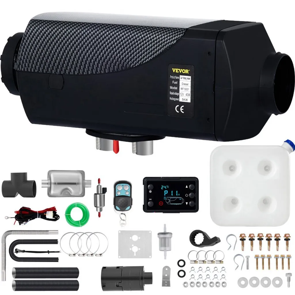 Chauffage de nuit diesel 12V idéal pour le camping d'hiver en bus