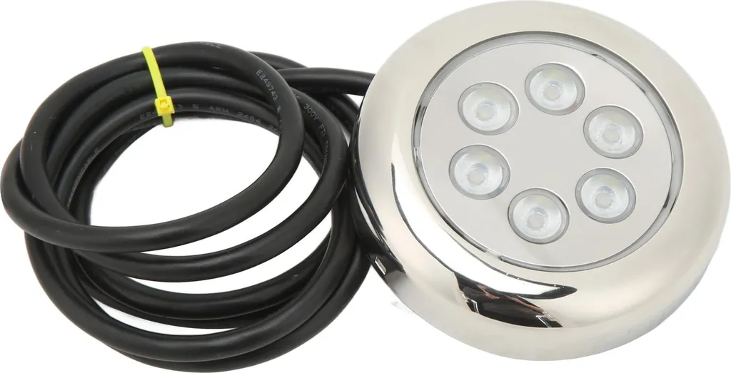 Projecteur LED Subaquatique IP68 Blanc 12V/24V Luminaire de Pont Marine