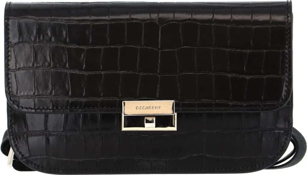 DECADENT Tara Belt Bag Croco Black: L'Essenziale del Guardaroba