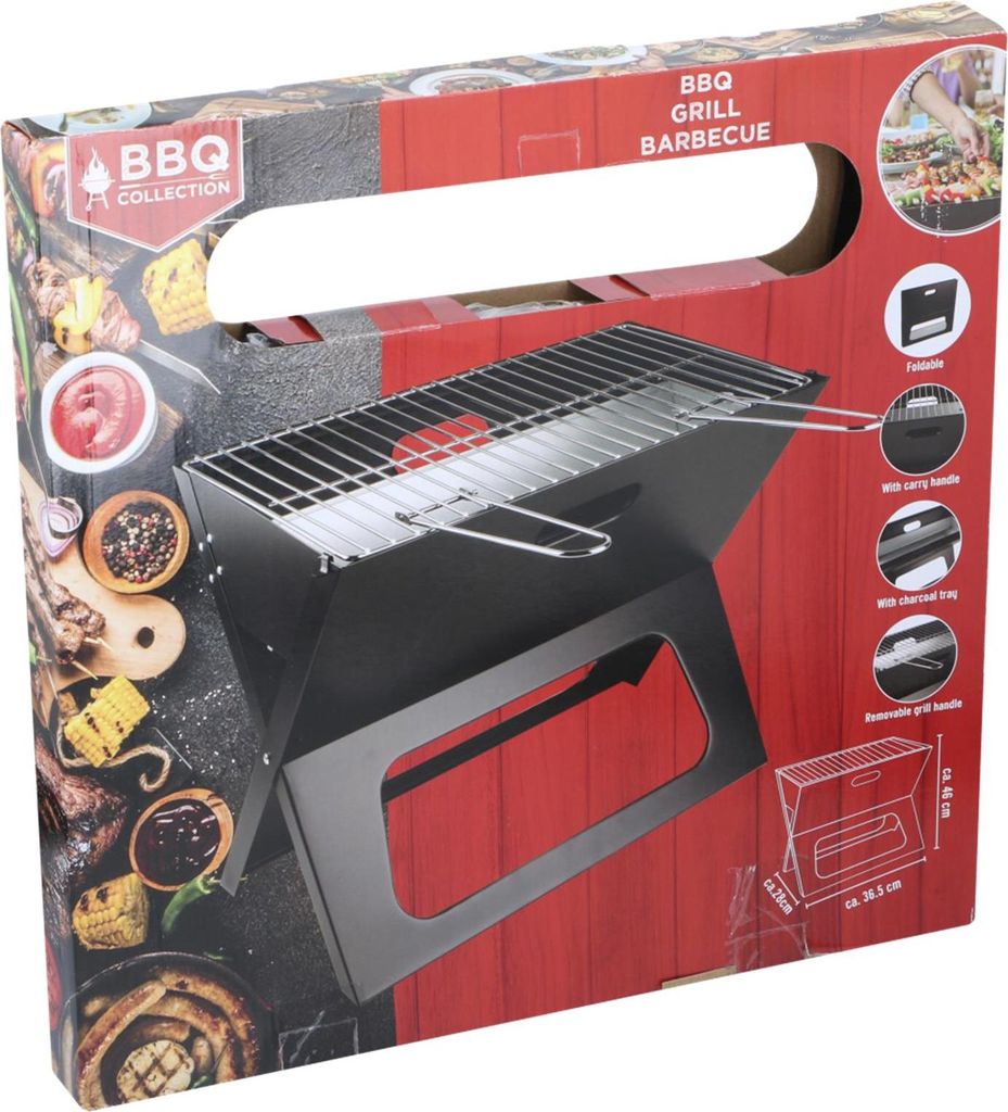 Tragbarer Holzkohle-Grill Faltbar Produktbild 
