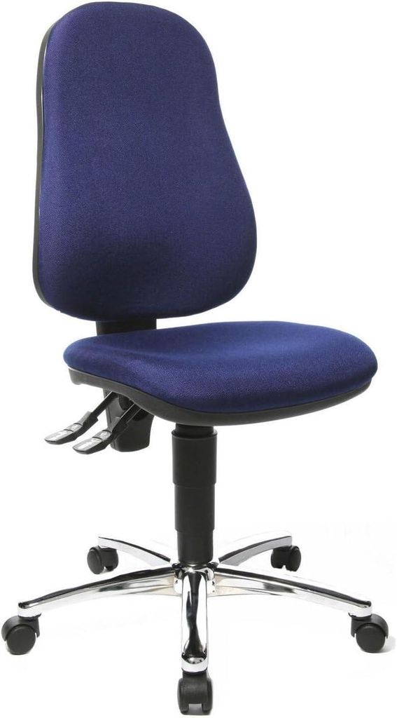 Topstar 434811 Drehstuhl Point 60 blau mit gepolstertem Produktbild 