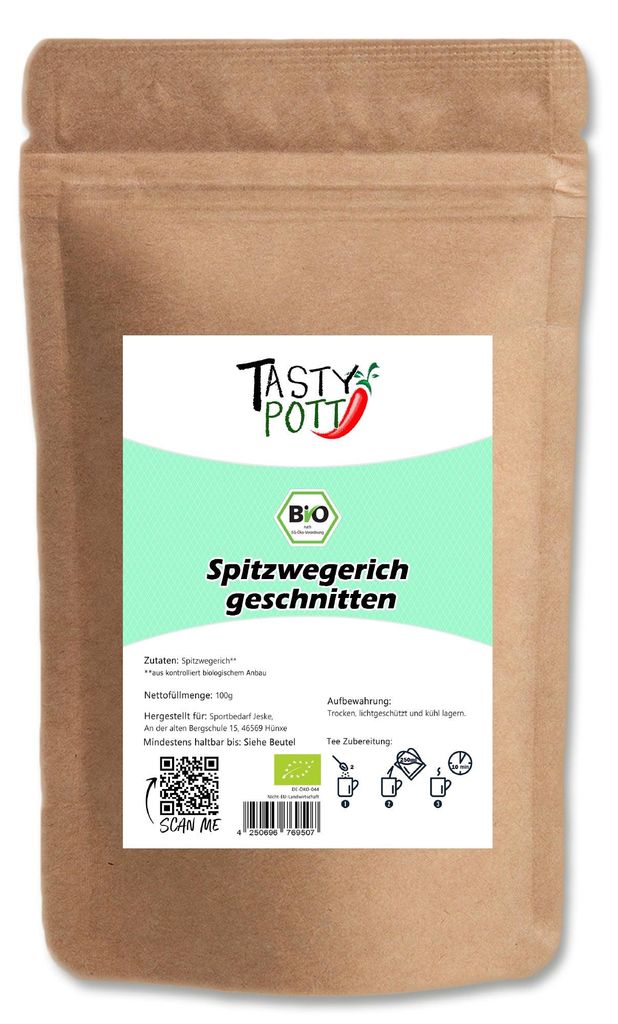 Tasty Pott  Spitzwegerich getrocknet & geschnitten - im Produktbild 