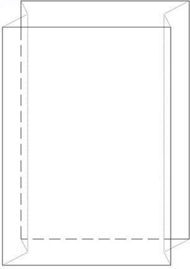 10x Seitenfaltensack 500x300x1300 mm hoch transparent 70my