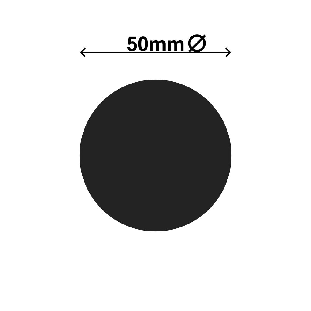 Magnetische Metallplättchen 3x Magnetplatten Kreisförmig Produktbild 3
