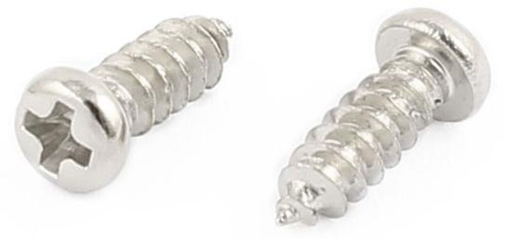 50 Stk M2,5 x 8 mm Edelstahl Kreuzschlitz Pan runden Kopf Selbstschneidende Schrauben de