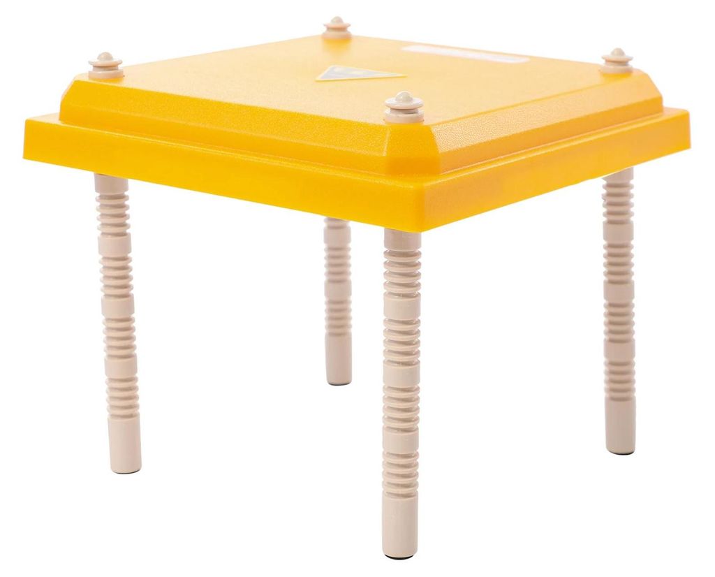 Küken-Wärmeplatte - Elektrische Brutplatte - 25 x 25 cm - 15 W 220 V EU-Stecker - 55°C konstant - Für ca. 15 Küken - Höhenverstellbar 22,5 cm...