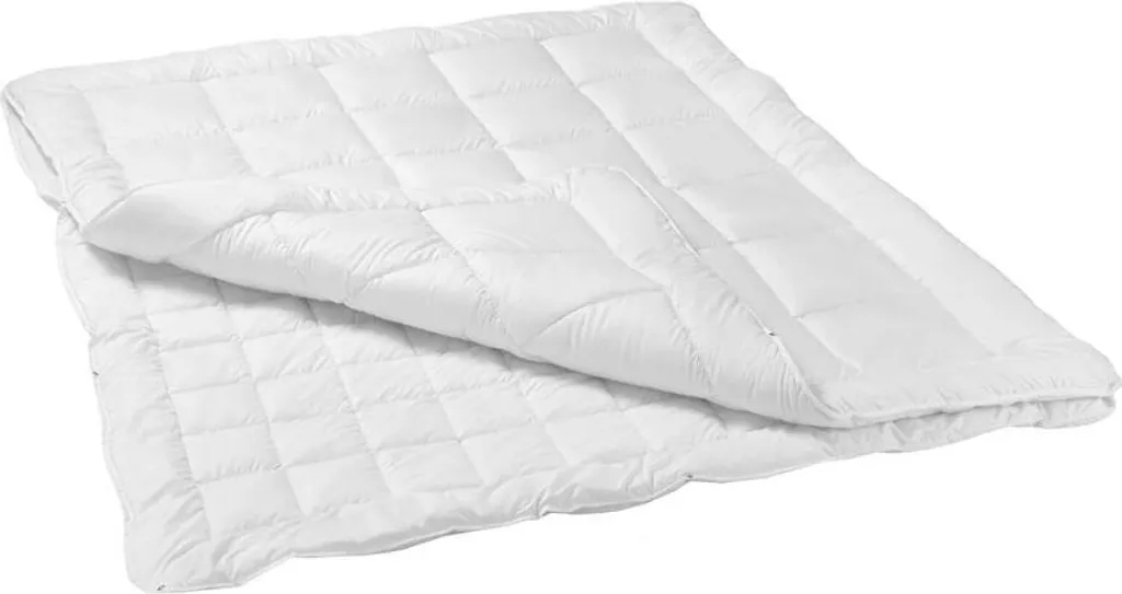 Coperta Antiallergica 155x200 Microfibra 4 Stagioni Lavabile Bianca