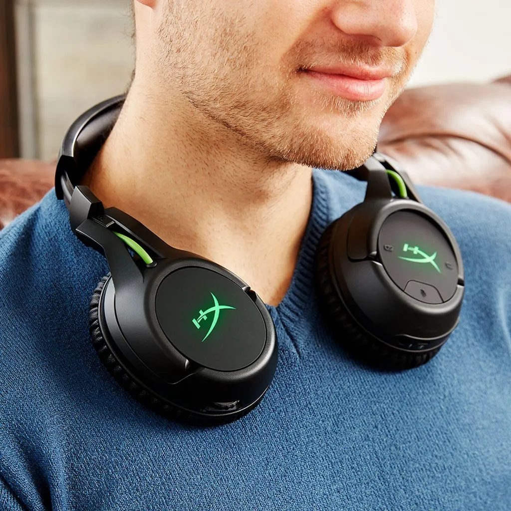 Casque HyperX CloudX Flight sans fil Noir et Vert pour console Xbox One - 7