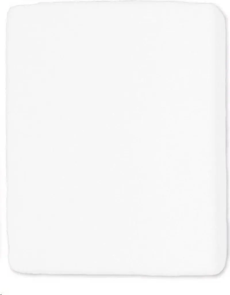 Drap de lit éponge bébé 160x80 blanc ultra absorbant et extensible