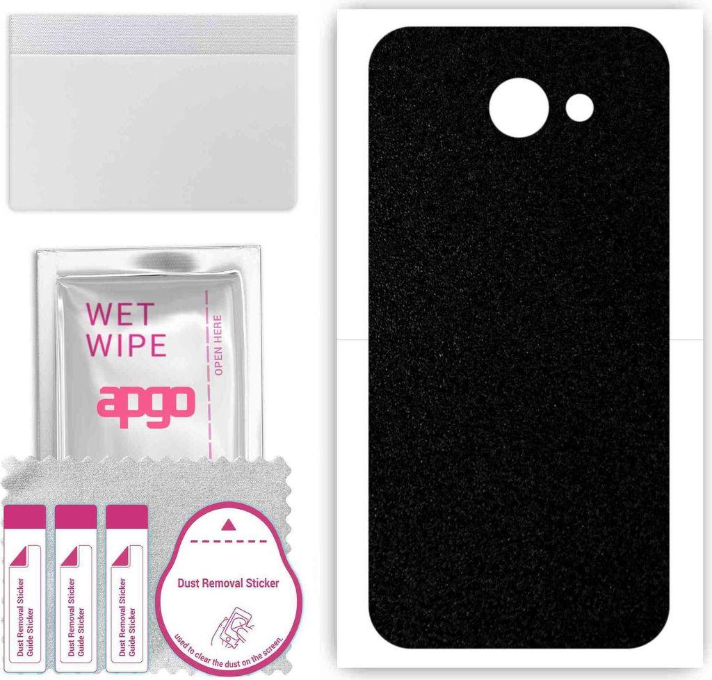 apgo Rückseite Schutzfolie, Skin, kompatibel mit Samsung Galaxy A8 (2016), Hinten Displayschutzfolie aus Vinylfolie, kratzfest, einfache Montage -...
