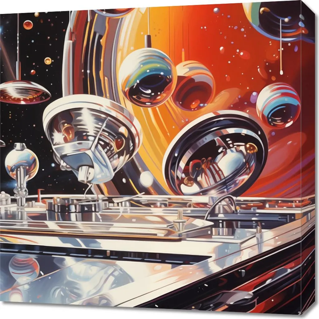 Quadro 60x60 cm Orchestra delle sfere - 1