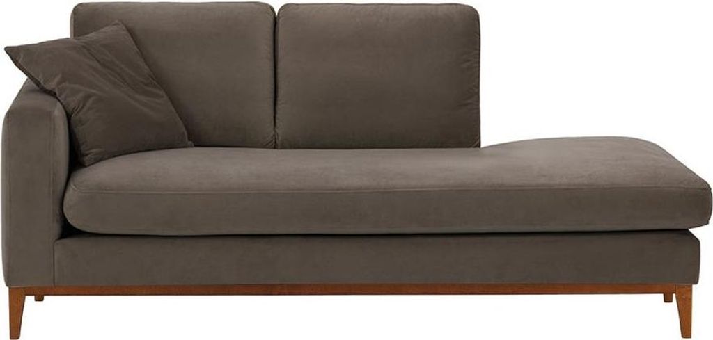 Linksseitiges Chaiselongue Covex Wood-Velluto 17-aveo