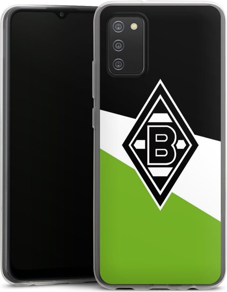 DeinDesign Handyhülle für Samsung Galaxy A02s Silikon Hülle Case Smartphone Schutzhülle Borussia Mönchengladbach Gladbach Offizielles Lizenz...