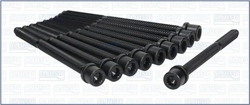 Kit de vis de culasse AJUSA 10x pour AUDI 100 C4 V8 A6 A8 - Qualité OE